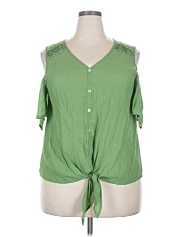 Perseption Concept Short Sleeve Blouse (view 1)