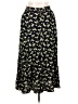 Assorted Brands 100% Rayon Print Green Casual Skirt Size 10 - photo 1
