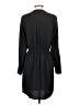 Express 100% Polyester Solid Black Casual Dress Size S - photo 2