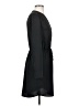 Express 100% Polyester Solid Black Casual Dress Size S - photo 4
