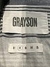 Grayson 100% Cotton Stripes Gray Long Sleeve Button-Down Shirt Size Sm (2) - photo 7