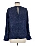 prologue 100% Polyester Blue Long Sleeve Blouse Size M - photo 2