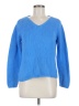 Talbots 100% Cotton Solid Blue Pullover Sweater Size M - photo 1