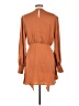 Entro 100% Polyester Brown Casual Dress Size L - photo 2