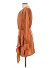 Entro 100% Polyester Brown Casual Dress Size L - photo 5