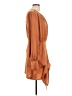 Entro 100% Polyester Brown Casual Dress Size L - photo 4