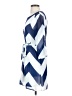 Charming Charlie 100% Polyester Chevron-herringbone Blue Casual Dress Size S - photo 5