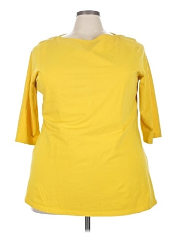 Jessica London 3/4 Sleeve Top (view 1)