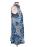 MSK Print Blue Cocktail Dress Size L (petite) - photo 4