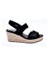 Eileen Fisher Black Wedges Size 7 - photo 1
