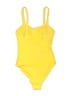 Onia Solid Yellow One Piece Swimsuit Size S (estimated) - photo 2