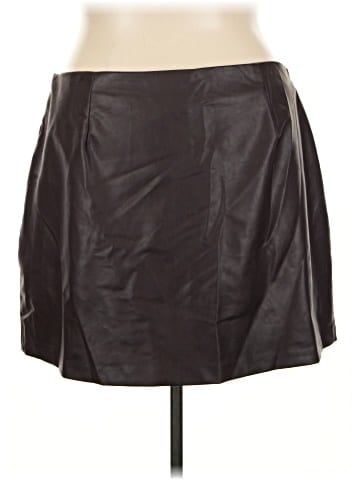 Old Navy Faux Leather Skirt (view 2)