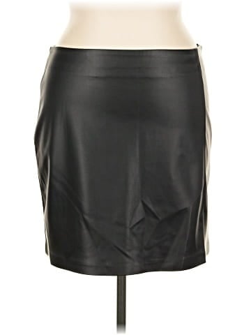 Topshop Faux Leather Skirt (view 1)