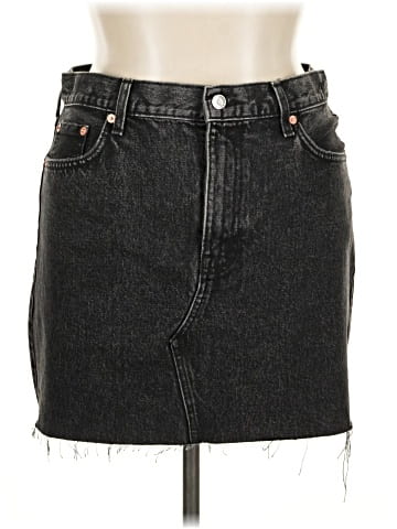 MNG Denim Skirt (view 1)