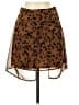 Blue Rain 100% Polyester Animal Print Brown Casual Skirt Size S - photo 1