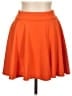 Urban Coco Solid Orange Casual Skirt Size L - photo 1