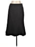 Laundry by Shelli Segal Solid Black Gray Formal Skirt Size 10 - photo 1