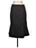 Laundry by Shelli Segal Solid Black Gray Formal Skirt Size 10 - photo 2