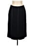 Albert Nipon Solid Blue Black Formal Skirt Size 12 - photo 1