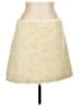 Anthropologie 100% Polyester Ivory Casual Skirt Size L - photo 1