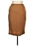 Via Condotti 100% Wool Solid Brown Tan Wool Skirt Size 10 - photo 1