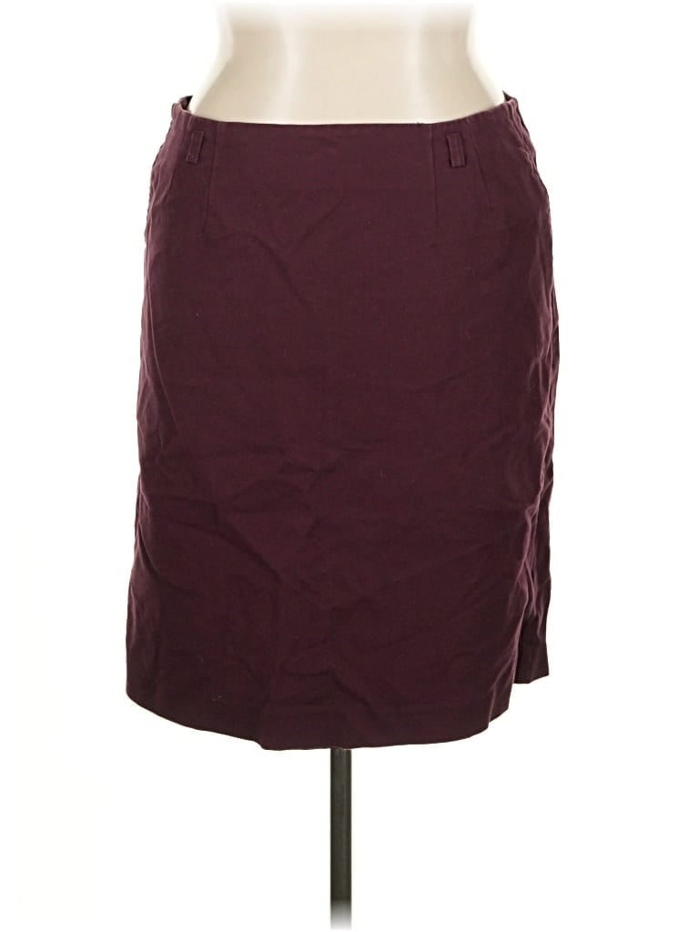 Pre-owned Van Heusen Casual Skirt In Burgundy