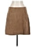 The Impeccable Pig Solid Brown Tan Casual Skirt Size M - photo 1