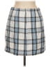 Blue Rain Plaid Gray Blue Casual Skirt Size M - photo 2