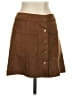 Altar'd State Solid Brown Casual Skirt Size XS - photo 2
