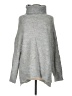 Assorted Brands Solid Gray Turtleneck Sweater Size M - photo 1