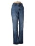 J.Jill Chevron-herringbone Blue Jeans Size 6 - photo 1
