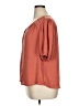 wonderly 100% Polyester Orange Short Sleeve Blouse Size 1X - photo 5