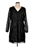 Serra Black Cocktail Dress Size L - photo 1