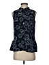 CAbi 100% Polyester Blue Sleeveless Blouse Size S - photo 1