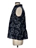 CAbi 100% Polyester Blue Sleeveless Blouse Size S - photo 5