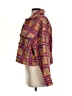 LUCCA 100% Polyester Plaid Red Jacket Size S - photo 5