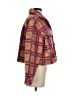 LUCCA 100% Polyester Plaid Red Jacket Size S - photo 4