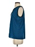 Calvin Klein 100% Polyester Blue Sleeveless Blouse Size S (estimated) - photo 5