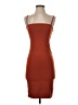 Forever 21 Solid Orange Cocktail Dress Size S - photo 1