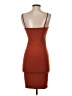 Forever 21 Solid Orange Cocktail Dress Size S - photo 2