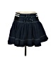 Pilcro 100% Baumwolle Solid Blue Denim Skirt Size 2 (estimated) - photo 1