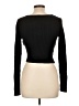 Sweet Rain Black Long Sleeve Top Size L - photo 2
