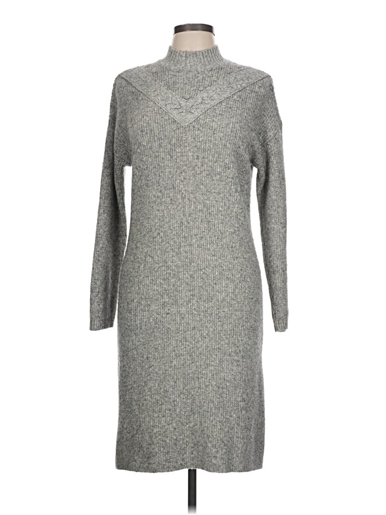 Ann Taylor Loft Casual Dress In Gray