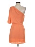 BCBGMAXAZRIA 100% Polyester Solid Orange Cocktail Dress Size 2 - photo 2