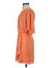 BCBGMAXAZRIA 100% Polyester Solid Orange Cocktail Dress Size 2 - photo 5