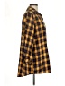 Unbranded Plaid Yellow Long Sleeve Button-Down Shirt Size L - photo 4