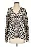 Unbranded 100% Cashmere Animal Print Ivory Cashmere Pullover Sweater Size S - photo 1