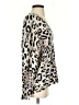 Unbranded 100% Cashmere Animal Print Ivory Cashmere Pullover Sweater Size S - photo 4