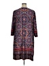 Wisp Print Purple Casual Dress Size 16 - photo 2