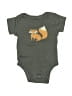 Hb 100% Cotton Graphic Green Short Sleeve Onesie Size 0-3 mo - photo 1